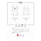 Obsessive Dotina gorset S/M